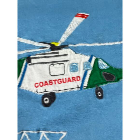 Mini Boden Lift Flap Emergency Responders Blue Applique Long Sleeve size  9-10 - Picture 7 of 12